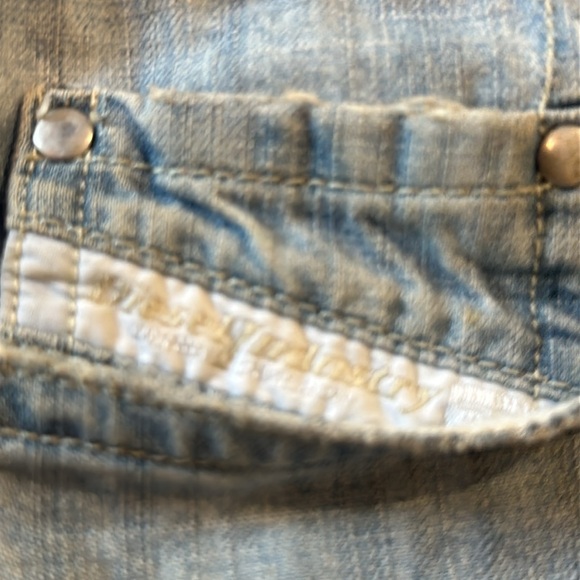 DIESEL INDUSTRY DEMIM MINI SKIRT SIZE 27 - Picture 6 of 12